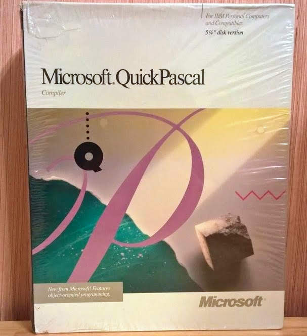 Microsoft QuickPascal Box (1989)